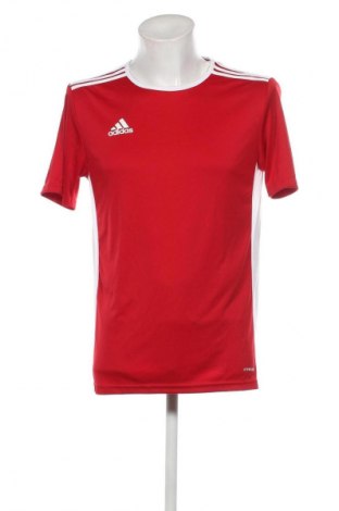 Herren T-Shirt Adidas, Größe M, Farbe Rot, Preis € 16,29