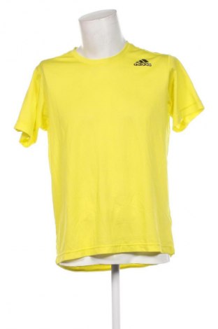 Tricou de bărbați Adidas, Mărime L, Culoare Galben, Preț 88,99 Lei