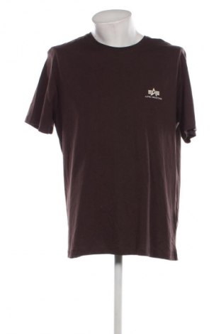 Herren T-Shirt Alpha Industries, Größe XXL, Farbe Braun, Preis 20,49 €