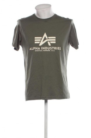 Męski T-shirt Alpha Industries, Rozmiar M, Kolor Zielony, Cena 104,99 zł