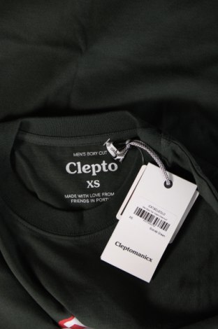 Ανδρικό t-shirt Cleptomanicx, Μέγεθος XS, Χρώμα Πράσινο, Τιμή 7,99 €