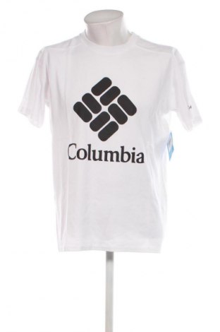 Męski T-shirt Columbia, Rozmiar L, Kolor Biały, Cena 82,49 zł