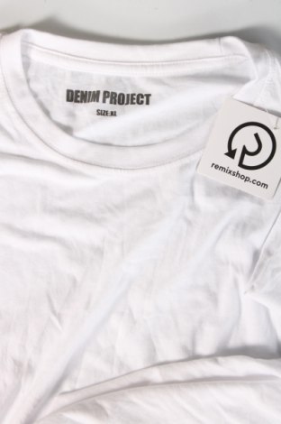 Ανδρικό t-shirt Denim Project, Μέγεθος XL, Χρώμα Λευκό, Τιμή 6,79 €