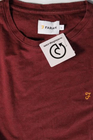 Ανδρικό t-shirt Farah, Μέγεθος L, Χρώμα Κόκκινο, Τιμή 16,15 €