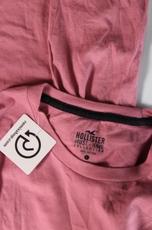 Мъжка тениска Hollister, Размер L, Цвят Пепел от рози, Цена 31,29 лв.