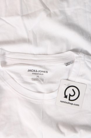 Ανδρικό t-shirt Jack & Jones, Μέγεθος M, Χρώμα Λευκό, Τιμή 7,49 €