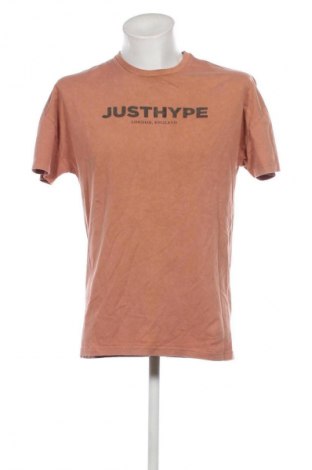 Herren T-Shirt Just Hype, Größe XXS, Farbe Beige, Preis 5,99 €