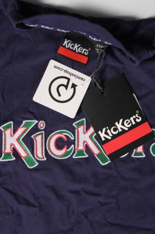 Ανδρικό t-shirt Kickers, Μέγεθος XXS, Χρώμα Μπλέ, Τιμή 15,99 €