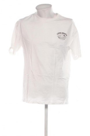 Ανδρικό t-shirt Mango, Μέγεθος L, Χρώμα Λευκό, Τιμή 10,99 €