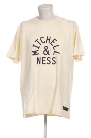 Herren T-Shirt Mitchell & Ness, Größe XXL, Farbe Ecru, Preis 20,49 €