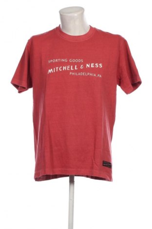 Herren T-Shirt Mitchell & Ness, Größe L, Farbe Rot, Preis 15,49 €