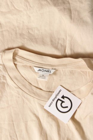 Męski T-shirt Monki, Rozmiar M, Kolor Beżowy, Cena 27,99 zł