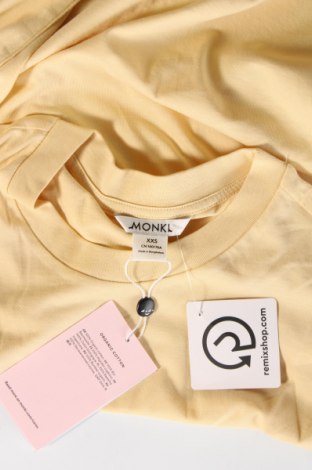 Męski T-shirt Monki, Rozmiar XXS, Kolor Żółty, Cena 38,99 zł