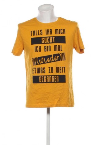 Herren T-Shirt Much More, Größe L, Farbe Gelb, Preis € 12,99