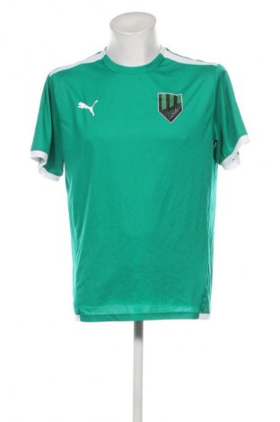 Męski T-shirt PUMA, Rozmiar L, Kolor Zielony, Cena 60,99 zł