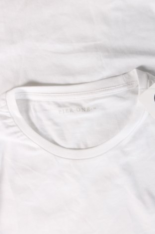 Ανδρικό t-shirt Pier One, Μέγεθος M, Χρώμα Λευκό, Τιμή 10,99 €