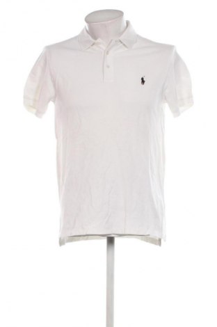 Męski T-shirt Polo By Ralph Lauren, Rozmiar L, Kolor Biały, Cena 196,99 zł