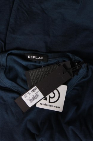 Tricou de bărbați Replay, Mărime S, Culoare Albastru, Preț 165,99 Lei