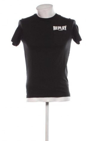 Tricou de bărbați Replay, Mărime S, Culoare Negru, Preț 146,99 Lei