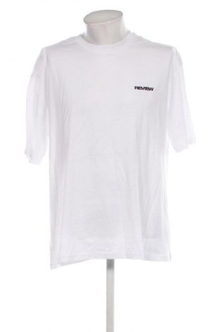 Ανδρικό t-shirt Review, Μέγεθος XXL, Χρώμα Λευκό, Τιμή 15,99 €