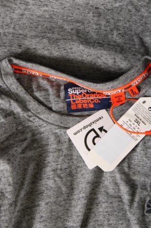 Ανδρικό t-shirt Superdry, Μέγεθος 3XL, Χρώμα Γκρί, Τιμή 16,49 €