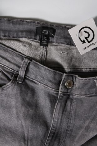 Herren Jeans River Island, Größe L, Farbe Grau, Preis € 8,49