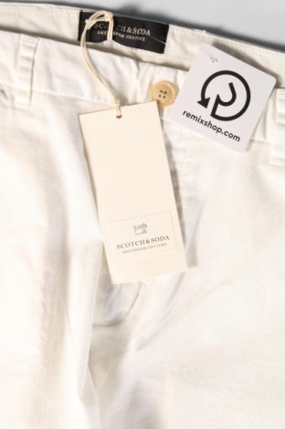 Pantaloni scurți de bărbați Scotch & Soda, Mărime L, Culoare Alb, Preț 169,99 Lei