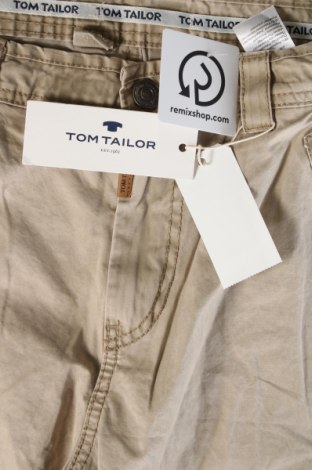 Pantaloni scurți de bărbați Tom Tailor, Mărime L, Culoare Bej, Preț 108,99 Lei