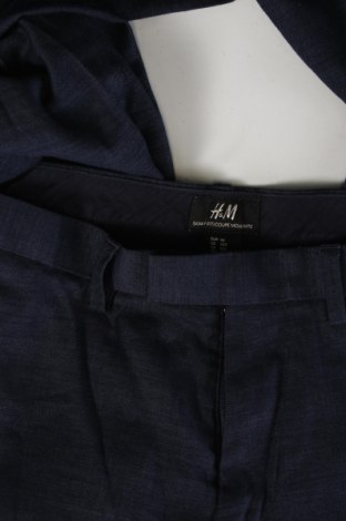 Pantaloni de bărbați H&M, Mărime S, Culoare Albastru, Preț 32,99 Lei