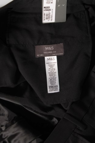 Pánské kalhoty  Marks & Spencer, Velikost XL, Barva Černá, Cena  559,00 Kč