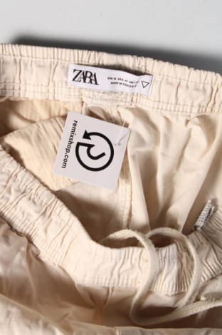 Pantaloni de bărbați Zara, Mărime M, Culoare Alb, Preț 39,67 Lei