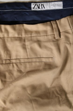 Pantaloni de bărbați Zara, Mărime L, Culoare Bej, Preț 38,49 Lei