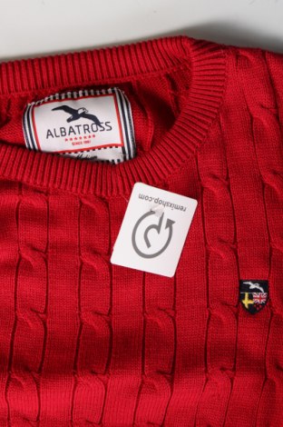 Herrenpullover Albatros, Größe M, Farbe Rot, Preis 9,49 €