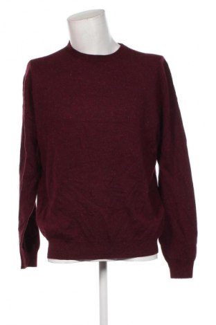 Herrenpullover Andrew James, Größe L, Farbe Rot, Preis 43,29 €