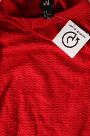 Herrenpullover H&M, Größe M, Farbe Rot, Preis 9,49 €