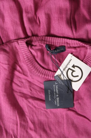 Herrenpullover J.Hart & Bros., Größe M, Farbe Rosa, Preis 32,29 €