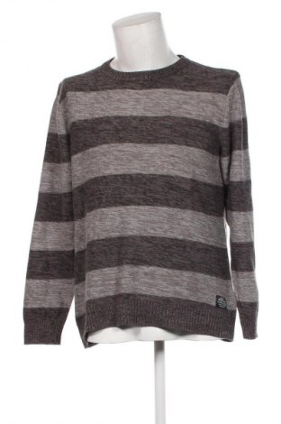 Herrenpullover John Devin, Größe L, Farbe Grau, Preis 9,49 €