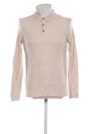 Herrenpullover Massimo Dutti, Größe L, Farbe Beige, Preis 30,79 €