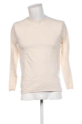 Herrenpullover Smog, Größe S, Farbe Ecru, Preis 8,49 €