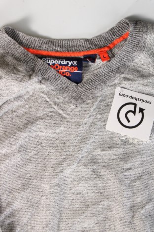 Herrenpullover Superdry, Größe M, Farbe Grau, Preis 24,99 €