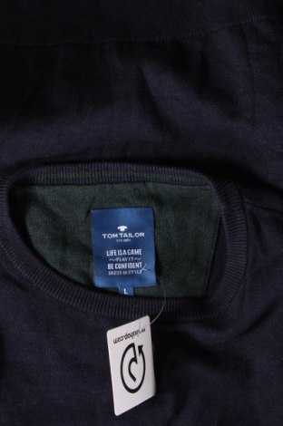 Herrenpullover Tom Tailor, Größe L, Farbe Blau, Preis 12,49 €