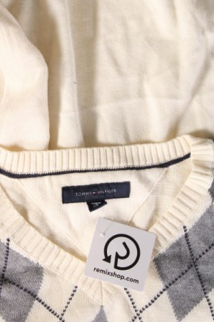 Męski sweter Tommy Hilfiger, Rozmiar L, Kolor ecru, Cena 42,99 zł