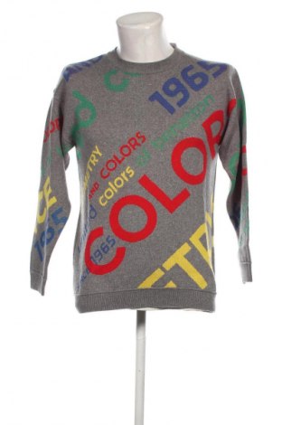 Męski sweter United Colors Of Benetton, Rozmiar S, Kolor Szary, Cena 92,99 zł