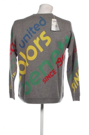 Herrenpullover United Colors Of Benetton, Größe M, Farbe Grau, Preis 18,29 €