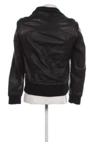 Geacă de piele pentru bărbati Jack & Jones, Mărime S, Culoare Negru, Preț 220,99 Lei