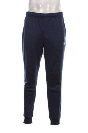 Pantaloni trening de bărbați Mizuno, Mărime M, Culoare Albastru, Preț 214,99 Lei