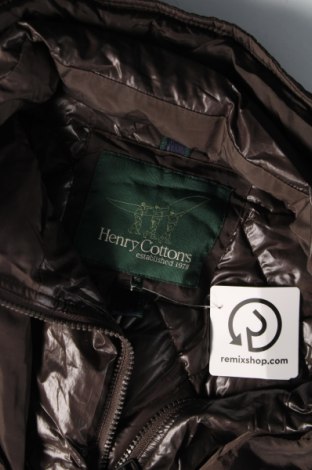 Herrenjacke Henry Cotton's, Größe XL, Farbe Braun, Preis 18,99 €