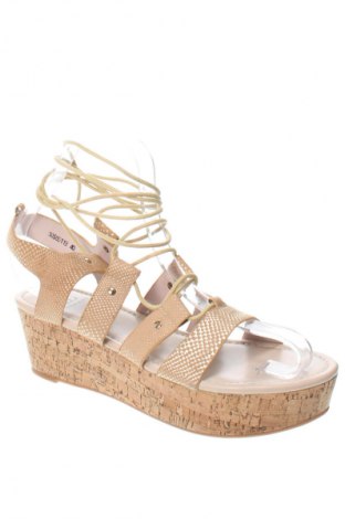 Sandalen Isabel Licardi, Größe 40, Farbe Beige, Preis € 7,99