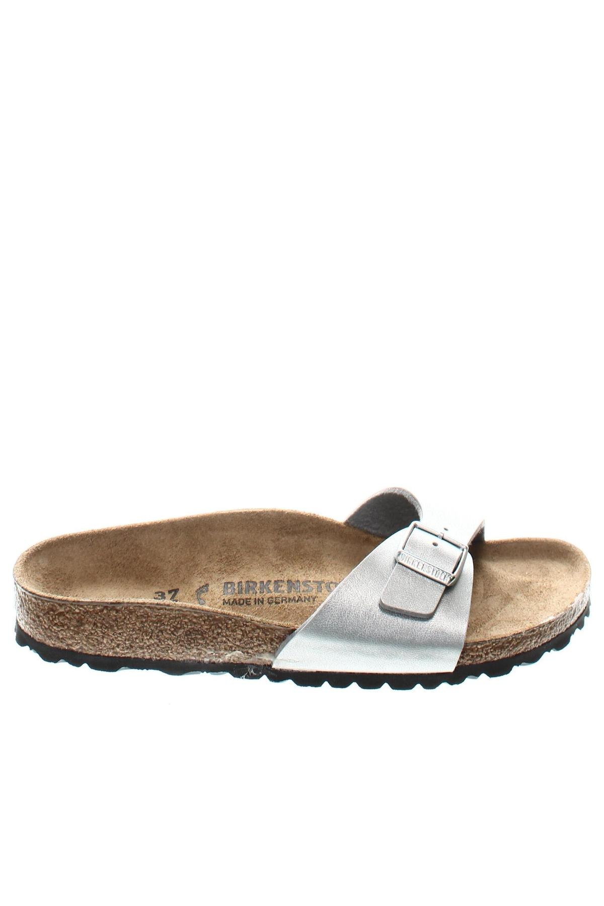 Japonki Birkenstock, Rozmiar 37, Kolor Srebrzysty, Cena 458,99 zł