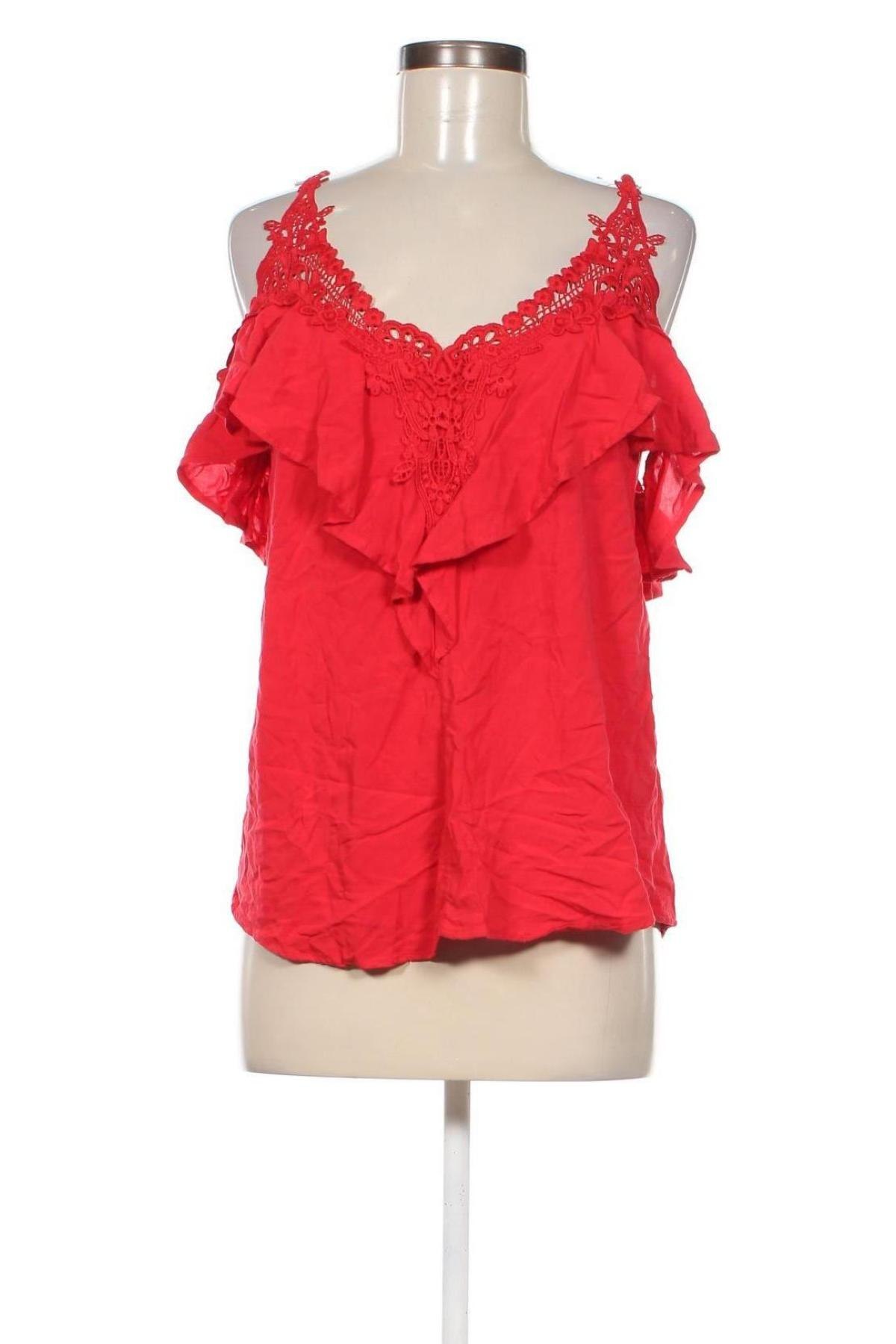 Damen Shirt, Größe M, Farbe Rot, Preis 4,49 €